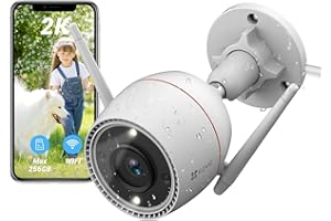 EZVIZ Security Camera Outdoor, 2K WiFi Camera with Motion Alert, Color Night Vision and IP67 Waterproof, AI-Powered Person De