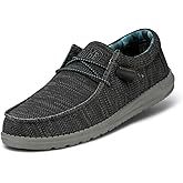 Hey Dude Men's Wally Sox | Retired Men’s Shoes | Men's Lace Up Loafers | Comfortable & Light-Weight