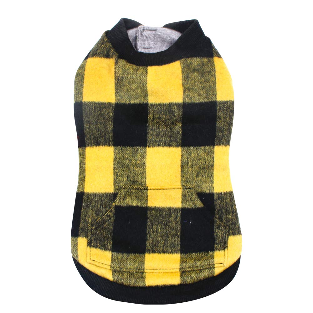 Cross Sweatshirt Yellow Check Cm.25-11 g
