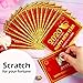 Frienda 2020 Chinese New Year Fortune Cards, Year of The Rat Party Scratch Off Fortune Games, Laminated Fortune Teller Cards (Style 2, 24 Pieces)