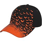 Halloween Hat Cute Gothic Pumpkin Bats Baseball Cap Adjustable Snapback Trucker Hats Caps