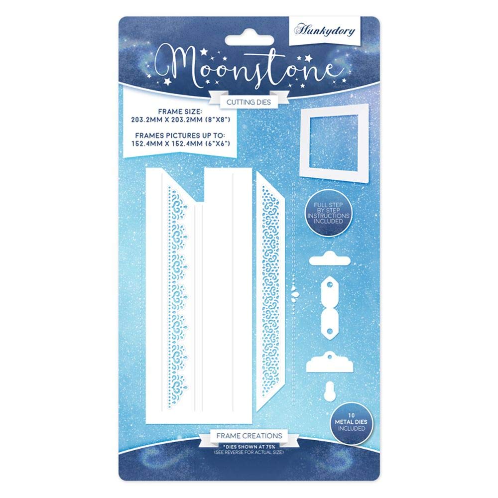 Hunkydory - Moonstone Frame Creations Craft Die Set - 10 Dies - MSTONE102
