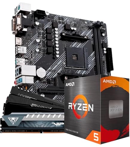 KIT UPGRADE AMD RYZEN 5 5500 + PLACA MÃE B450M HDV + 2x 8GB