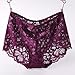 Women's Lace Panties Plus Size Lingerie Elasticity High-Rise Hollow Underwear 3 Pack(XXL)