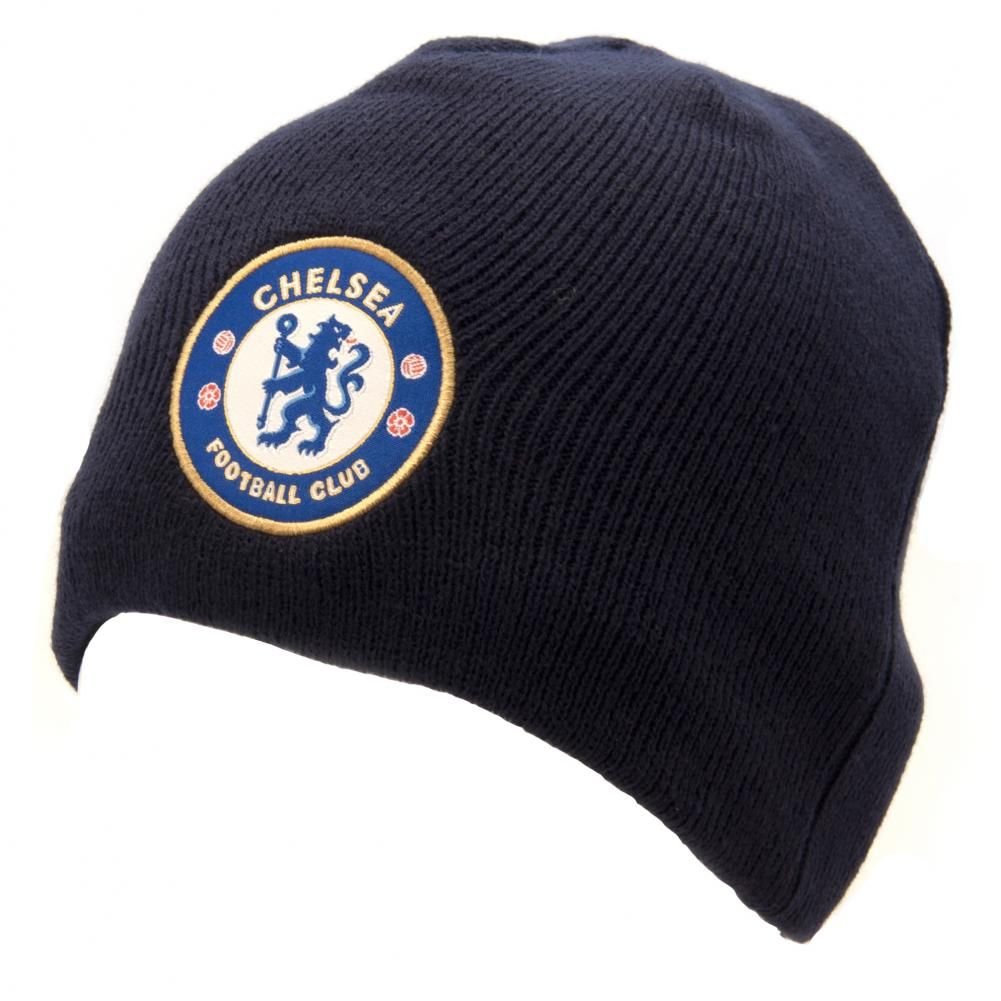 Chelsea FC Beanie Hat (Adult - Navy)