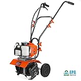 XtremepowerUS 43cc Mini Gas Cultivator w/ 2-Cycle