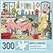 Bits and Pieces - 300 Large Piece Jigsaw Puzzle for Adults - Kittens in The Kitchen - Kitten Cat Puzzle - by Artist Rosiland Solomon - 300 pc Jigsaw