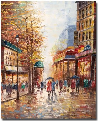 Trademark Fine Art Joval French Street Scene Artwork, 14" x 19"