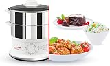 Tefal VC1451 Steam Cooker 2 Stainless Steel Baskets 6 L 900 W 24 cm view 7
