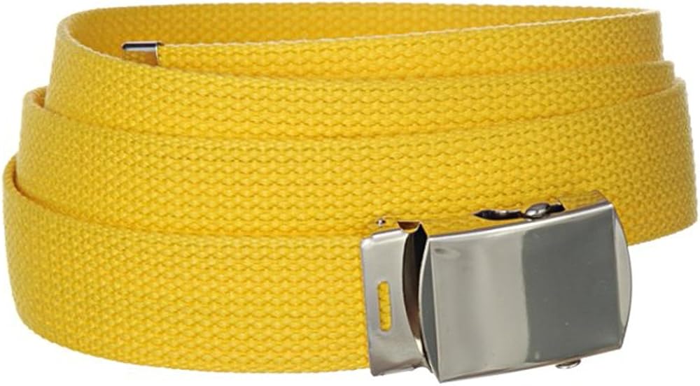 yellow buckle belt