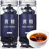 Hee Creek Rhizoma Polygonatum HuangJing 8.5oz/240g Chinese Solomon's Seal Wild Rhizoma Polygonati, No Additives, No Bleaching, Sulfur Free, Natural And Healthy 特级黄精 黄精茶