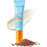 Mistine UV Restore Face Serum Sunscreen SPF 50, Lightweight Sunscreen with Red Rice, Broad Spectrum Oil-Free, Hydrating &amp; Barrier Repair for Sensitive &amp; Problematic Skin, Travel Size, 1.01 fl oz