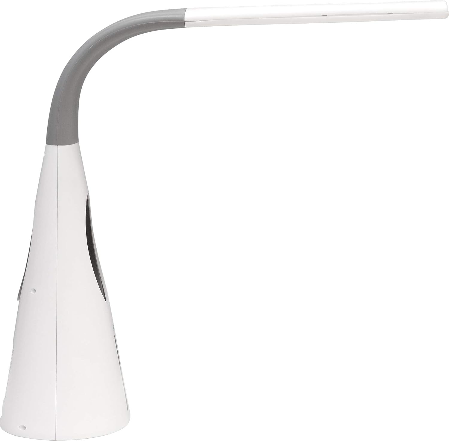 Office Ultra Brite LED Desk Lamp with Bladeless Fan Office Products