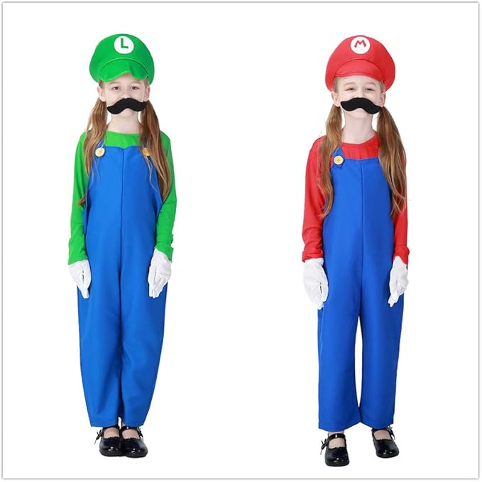 Amazon Co Jp マリオ風 スーパーマリオ風 ハロウィン 子供用 祭り