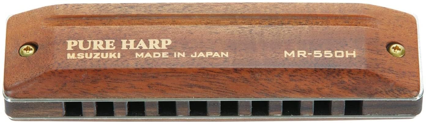 Suzuki Diatonic Harmonica PURE HARP MR-550H - Key of Bb