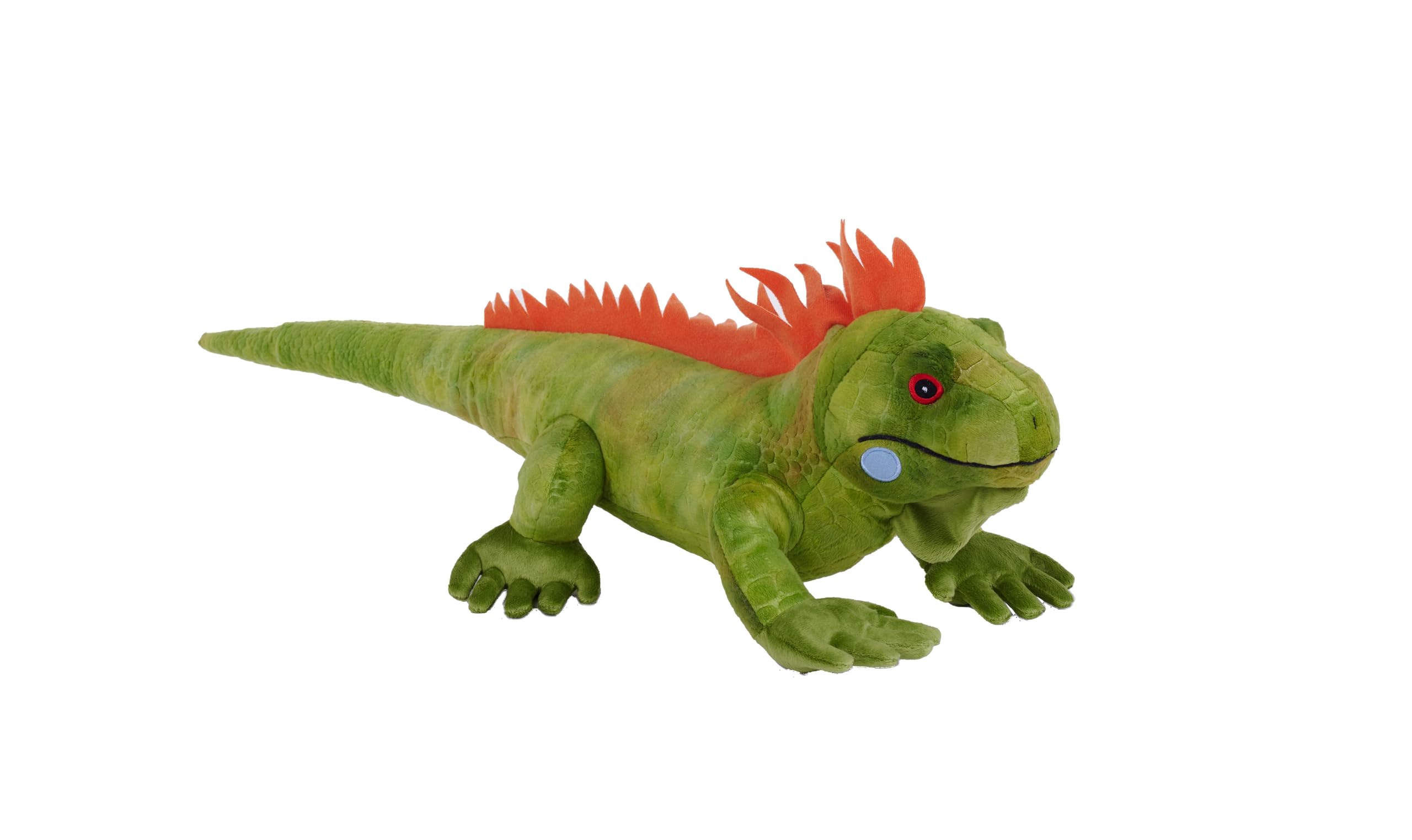 Wild Republic Cuddlekins Eco Iguana, Stuffed Animal, 12 Inches, Plush Toy, Fill is Spun Recycled Water Bottles, Eco Friendly