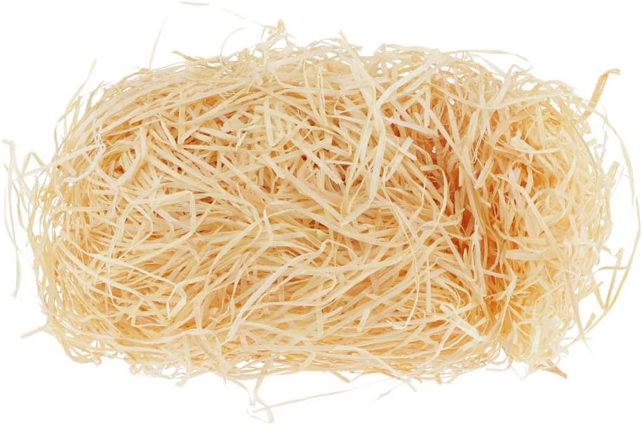 sharprepublic 225g Natural Wood Shavings Bedding Nest Box Nesting for Guinea Pigs, Rabbits