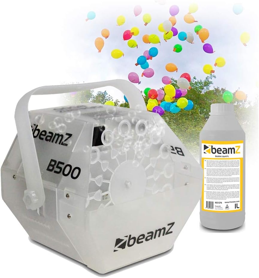 Bubble Making Machine 1L Fluid Perfect for Childrens Parties & Garden Events