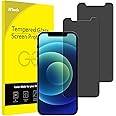 JETech Privacy Screen Protector for iPhone 12 mini 5.4-Inch, Anti Spy Tempered Glass Film, 2-Pack