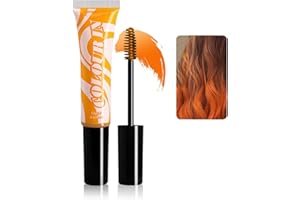 Easilydays Orange Temporary Hair Color, Washable Hair Color Chalk Instantly Hair Color Dye for Kids, Teens & Adults, One Day Pop of Color for Festivals, Sporting Events & Parties, All Hair Types, #08