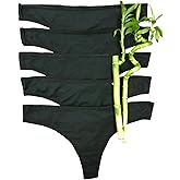 Alessandra B Women's Thong of Rayon Derived from Bamboo -5 Pack