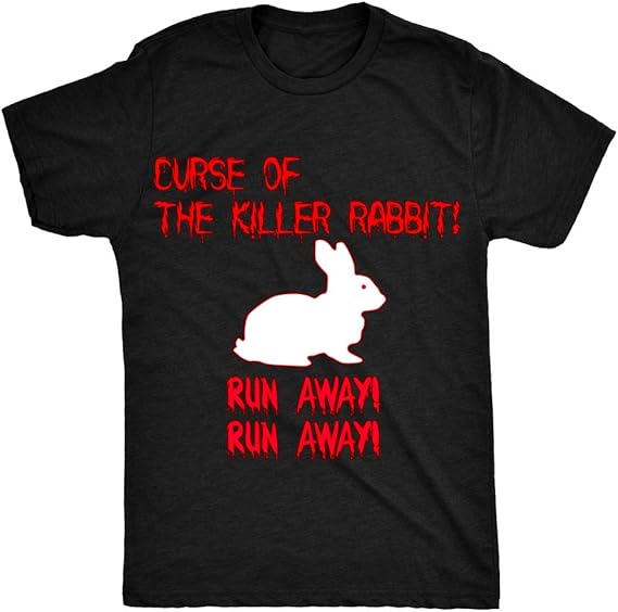 HippoGem Monty The Curse of The Killer Rabbit - Python Unisex-Children T Shirt : Amazon.co.uk 