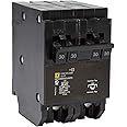 Square D - HOMT230230CP Tandem Quad Circuit Breaker, Black