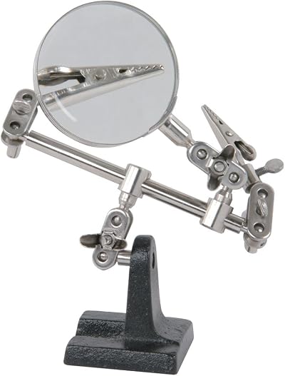Mercury Heavy Duty Helping Hand with 3x Magnifying Glass 60mm Lens