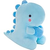 Alwoligag Dinosaur Stuffed Animal, Dinosaur Plush Toy, Loving Soft Dino Plush Toy, Sweet Romantic Cute Dinosaur Plush Toy(10.8 inch)