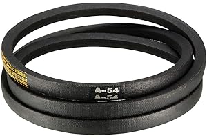 uxcell A54 Drive V-Belts 54" Inner Length 13mm Width 8mm Thick JIS Standard A-Section Rubber Drive Transmission Belt