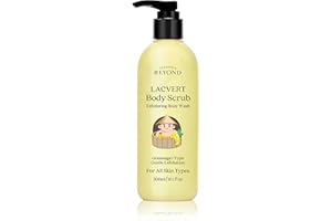 ECO BEYOND BEYOND Lacvert Body Scrub Peeling Gel (Lemon, 10.1fl oz) - Body Wash & Shower Gel for Gentle Exfoliation & Home Spa. Korean Daily Skin Care. Gommage-Type for Smooth, Soft Skin. All Skin Types.