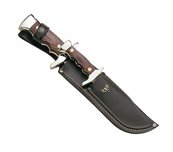 Cudeman Unisex-Erwachsene Bowiemesser DUO 440 Stahl silber 13/21 cm