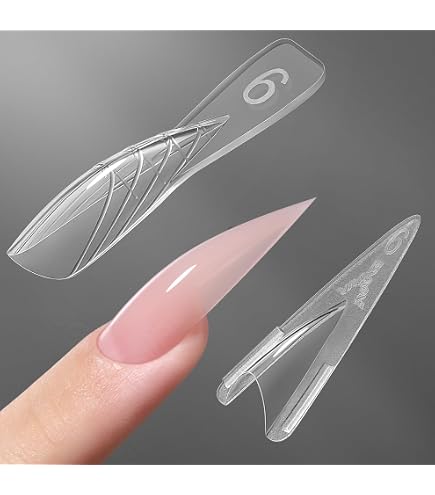 Amazon.com: EZ Flow A Polymer Clear False Nails, 4 Ounce : Beauty