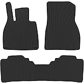 Lwope Car Floor Mats Custom Fit for Mercedes Benz EQS Sedan EQS 450 2022 2023 2024 2025 Black Rubber All Weather Protection Auto Floor Liners Odorless
