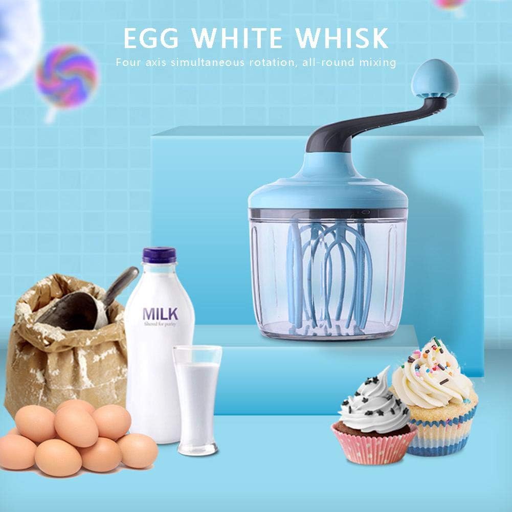 Yanten Manual Egg Beater Hand Held Dough Mixer Food Blender Egg White Whisk Kitchen Gadgets