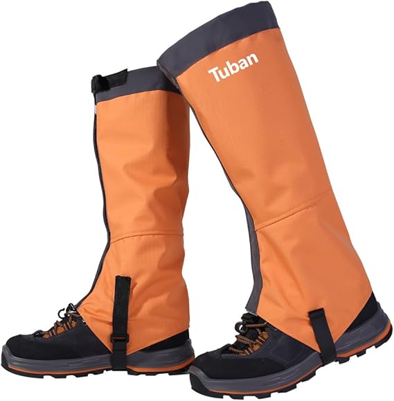 hiking boots with gaiters