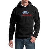 Lucky Ride Ford Performance Racing Hooded Sweatshirt Pullover Ford Motor power Men's Hoodie