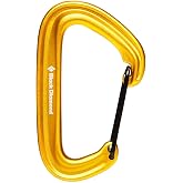 Black Diamond LiteWire Carabiner, Hot-Forged Wiregate, Rock Climbing