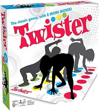 MD Fun Classic Twister Game Boys Girls Get Knotted Floor Board Game Garden Game Party Game Dot