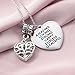 eloi Amazing Mom Stainless Steel Necklace Heart Charm Pendant Jewelry