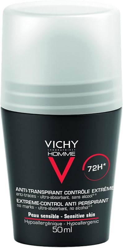 Homme Déodorant Anti-Transpirant Bille Contrôle Extrême 72h
