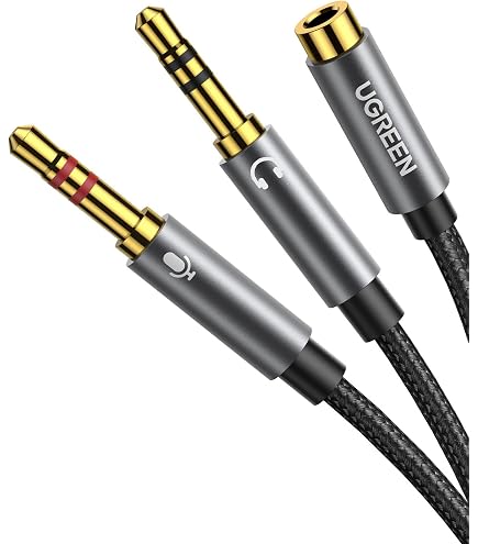Double Adaptateur Audio Mini Jack - Convertisseur 1 Prise Vers 2 - Marque Value Line - Jamais Utilisé