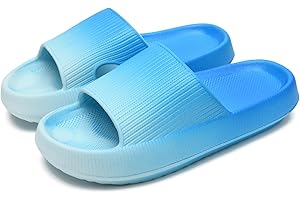 sharllen Cloud Slides for Kids Boys Girls House Slippers Comfy Kids Cloud Slippers for Boys Non-Slip Kids Slippers for Girls Beach Slide Sandals Black/White/Beige