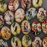 18x25mm Oval One Style Mix Pattern Photo Glass Cabochon-20pcs/lot (C4545)