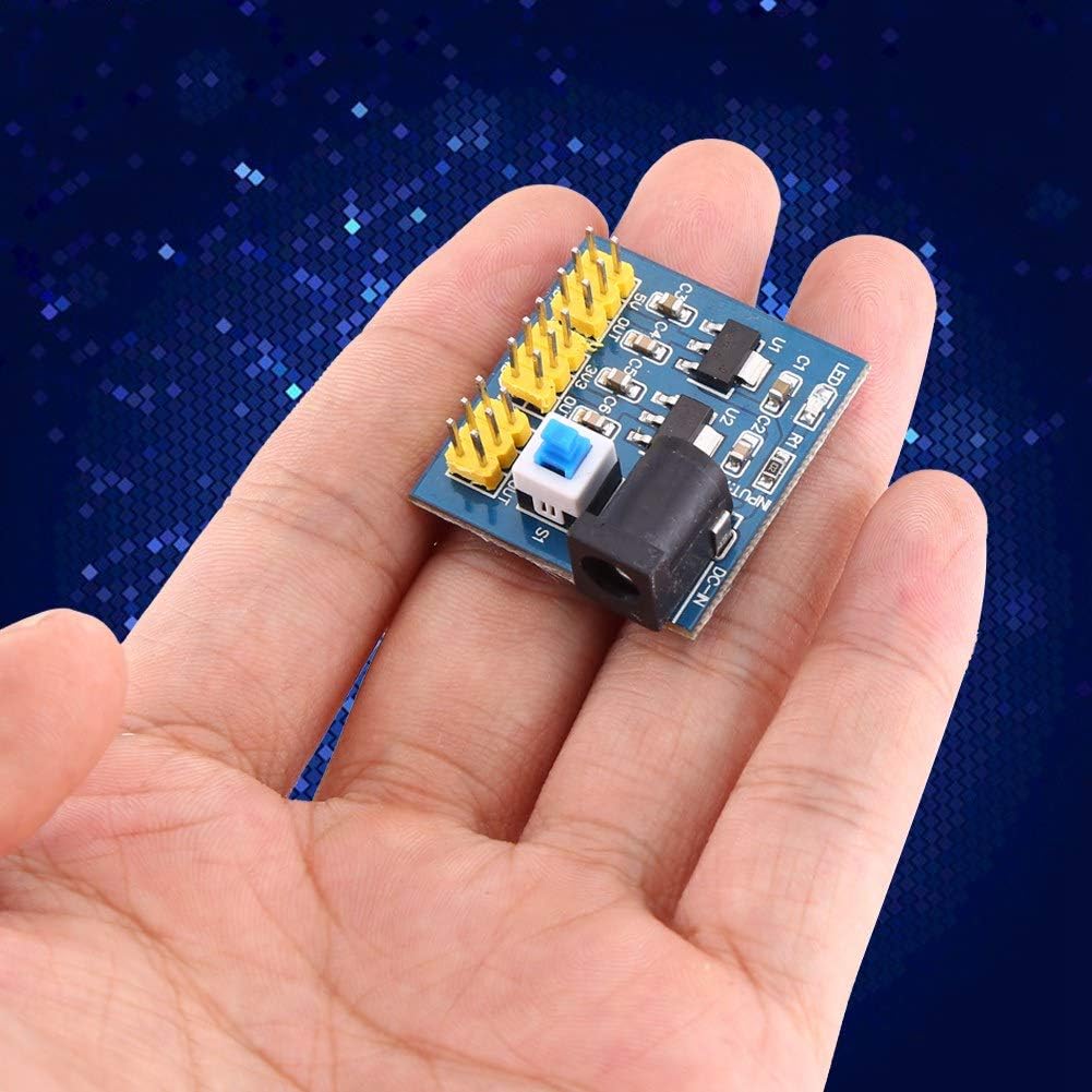 DC-DC Voltage Converter Module, 12V to 3.3V/5V/12V Output Voltage Adjustable Circuit Board - Image 3