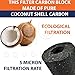 Aquaboon 5 Micron 10x4.5 Carbon Block Water Filters Whole House CTO Water Filter Replacement Cartridge Compatible with FXHTC, CB-BB-10, EP-BB, 1-Pack