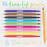 Artworx Girls Stationery Gift Set Colouring Felt Tip Fineliner Gel Pens view 7
