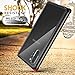 Eonfine Galaxy Note 10+ Plus Case,Built-in Screen Protector Heavy Duty Shockproof Rugged Cover for Samsung Galaxy Note 10+ Plus/Note 10 Plus 5G (Black+Clear)(Fingerprint Unlock with Fingerprint Film)