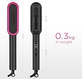 PARWIN PRO BEAUTY Ionic Hair Straightener Brush 4 Heat Settings LED Keratin view 6