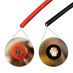 BNTECHGO 12 Gauge Silicone Wire Spool red and Black
